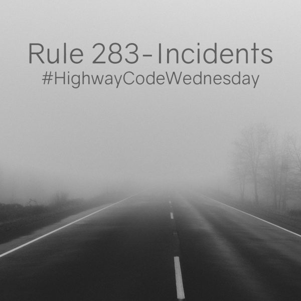 Highway Code Wednesday- Rule 283