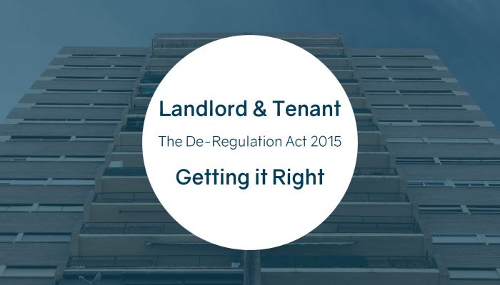 Landlord and Tenant – Getting it Right