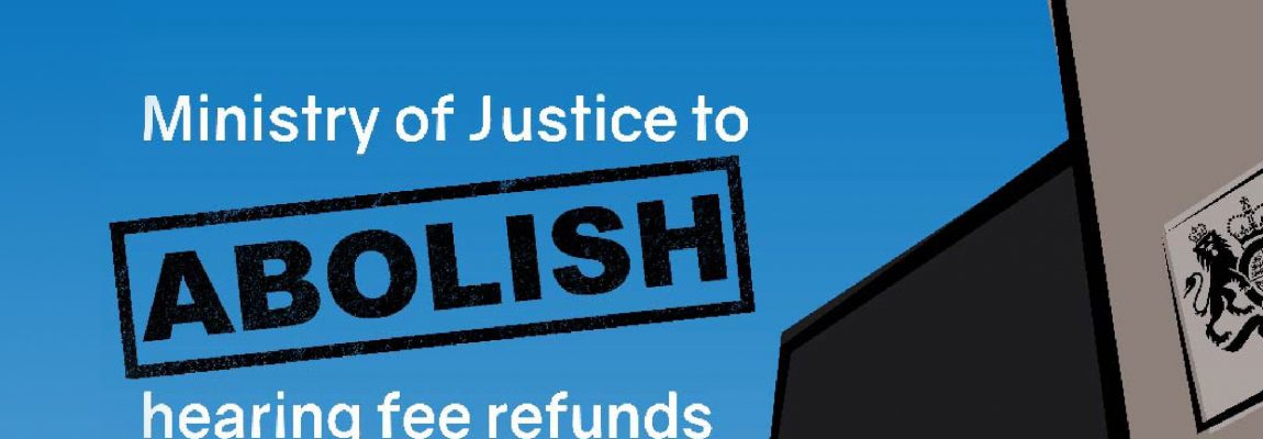 Ministry of Justice to abolish hearing fee refunds